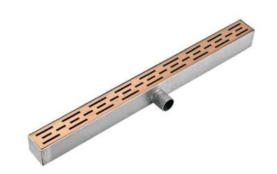 Factory Direct Stainless Steel Tile Insert Linear Floor Drain Invisible Shower Drain