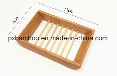 Bamboo Soap Dish and Bamboo Soap Box for Home or Hotel Toilet