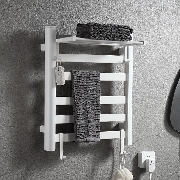 Kaiiy Modern Towel Radiator Heated Towel Warmer Racks with Shelf for Bathroom