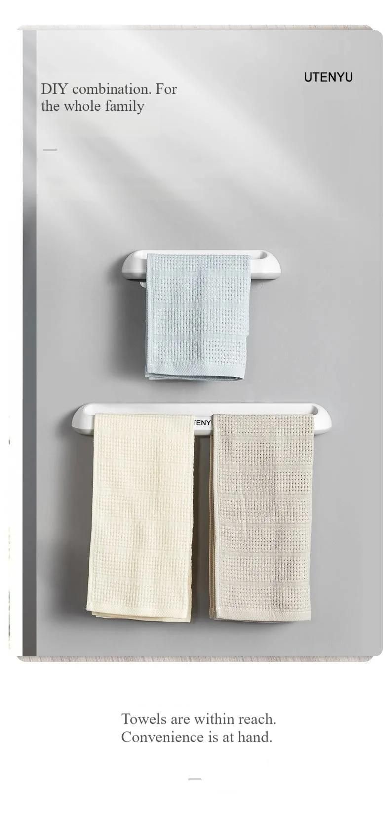 Plastic Bathroom Rack Punch-Free Towel Rack