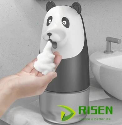 Plastic Touchless Foam Automatic Panda Soap Dispenser for Bathroom Kitchen Toilet