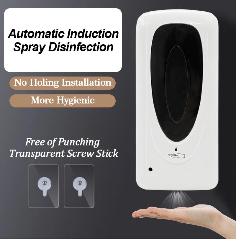 Wholese OEM Logo Wall-Mounted Battery Power Hospital Alcohol Spray Automatic Hand Sanitizer Soap Dispenser