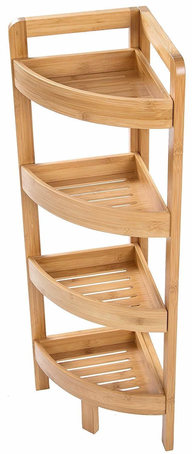 4 Tiers Corner Rack Holder Corner Organizer