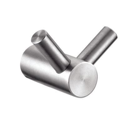 Stainless Steel Coat Hook Wall Double Hook