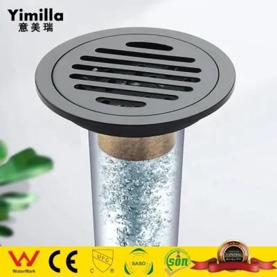 Bathroom High Quality Stainless Steel Drainer Blac Floor Drainer