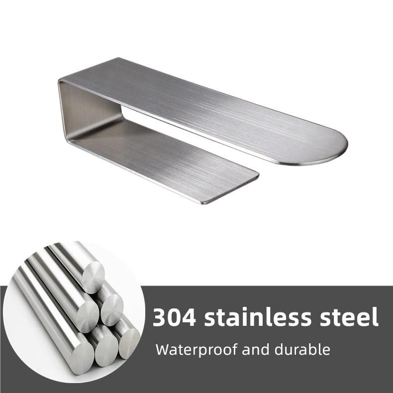 Strange Double Sides Tape Household Space Towel Rack for Bathroom Towel Bar Self Adhesive Towel Hanger