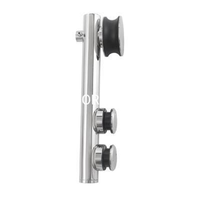 Popular Bathroom Glass Door Fitting Stainless Steel Accessories Shower Sliding System