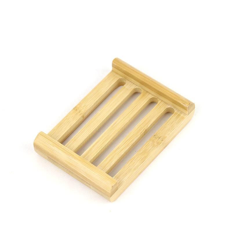 Hot Selling Promotional Bathroom Accessory Bamboo Wood Soap Dish Holder