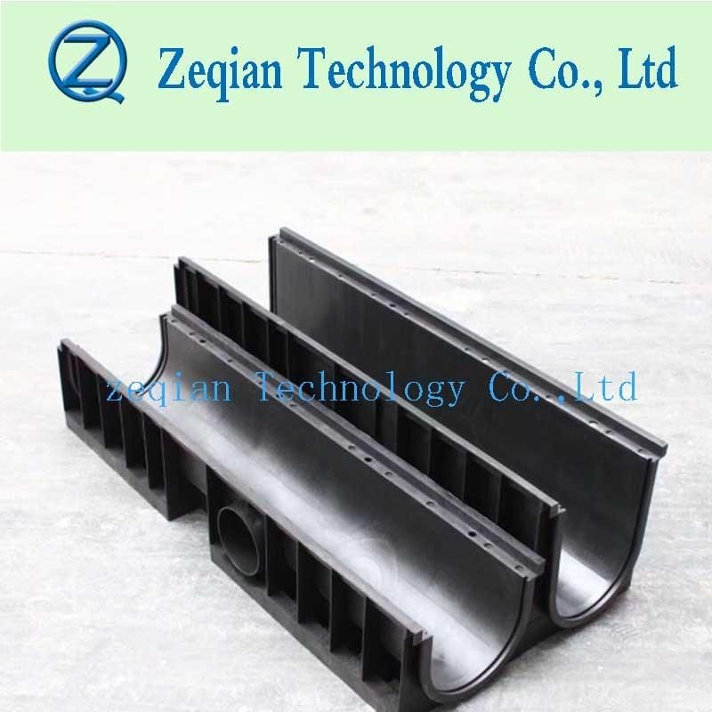 Plastic Drain Trench with Stainless Steel Grating Cover