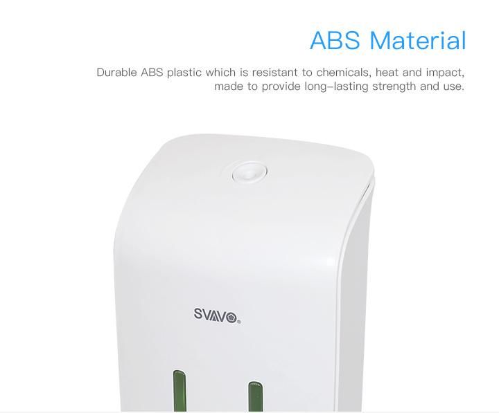 ABS Dual Wall Mounted Liquid Soap Dispenser for Hotel