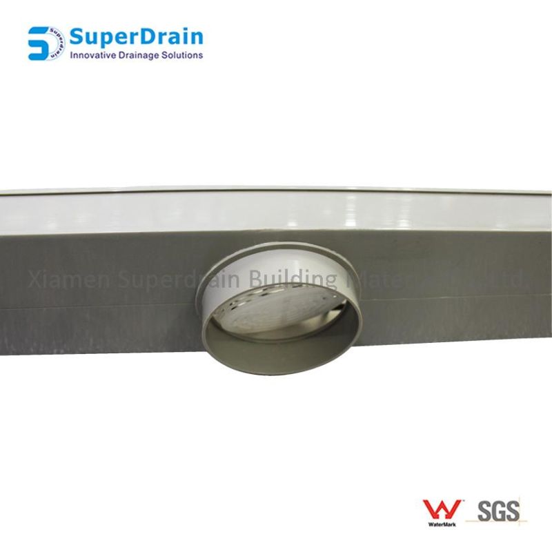 Stainless Dteel Linear Tile Insert Invisible Shower Floor Drain