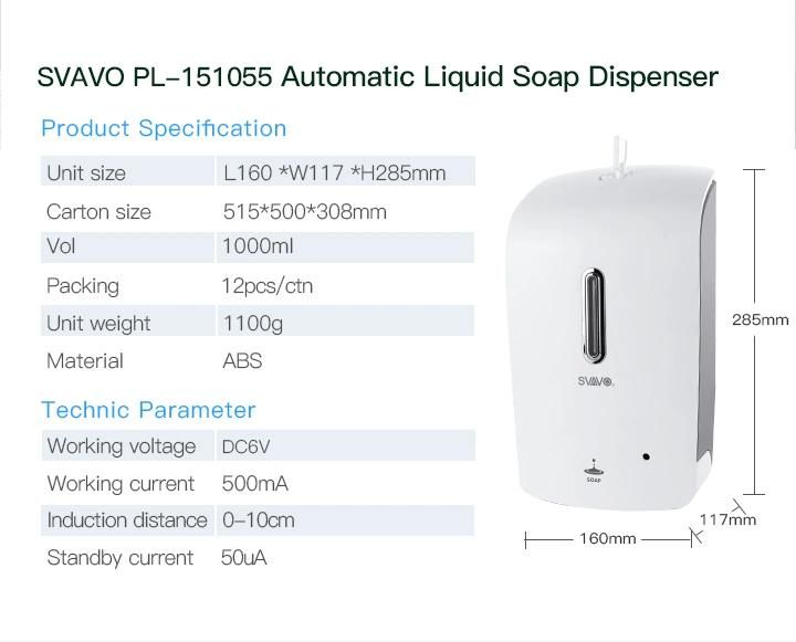 Sensor Soap Dispenser/Automatic Soap Dispenser Liquid Sensor Novelty Soap Dispenser