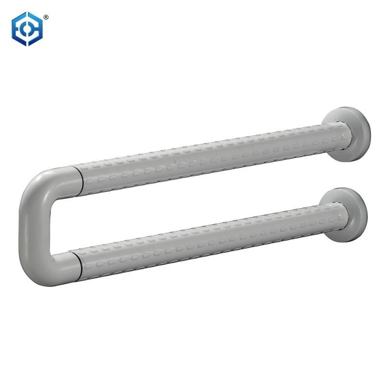 I Shape White or Yellow ABS Nylon Bathroom Grab Bar