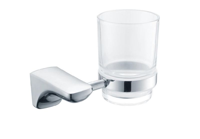 Smooth Glossy Zinc Alloy Chrome Plated Surface Bathroom Accessories Set