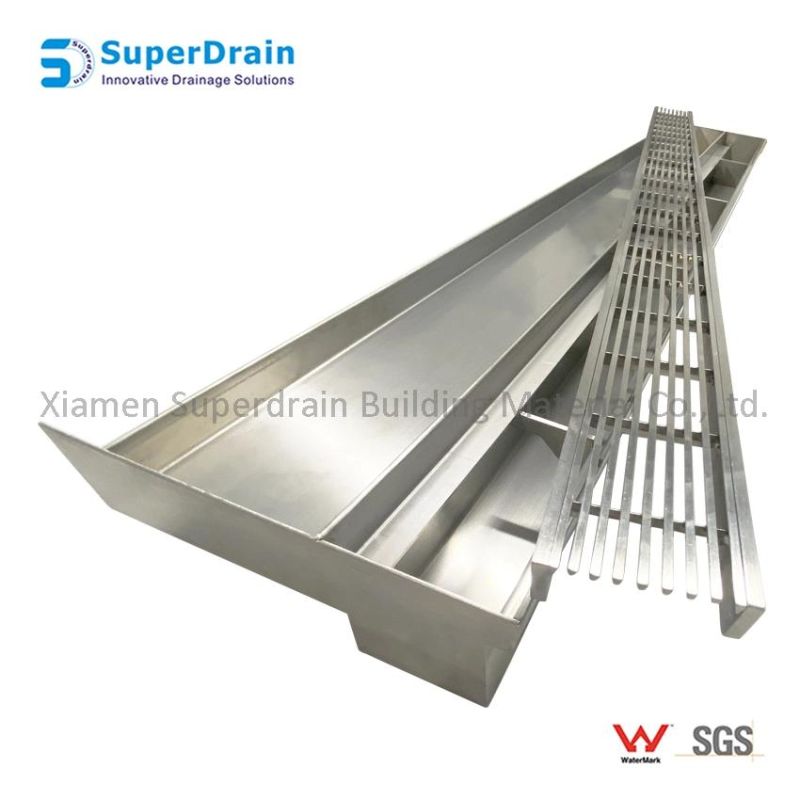 Sdrain Thresholds Rain Drainer for Balcony Against The Sliding Door