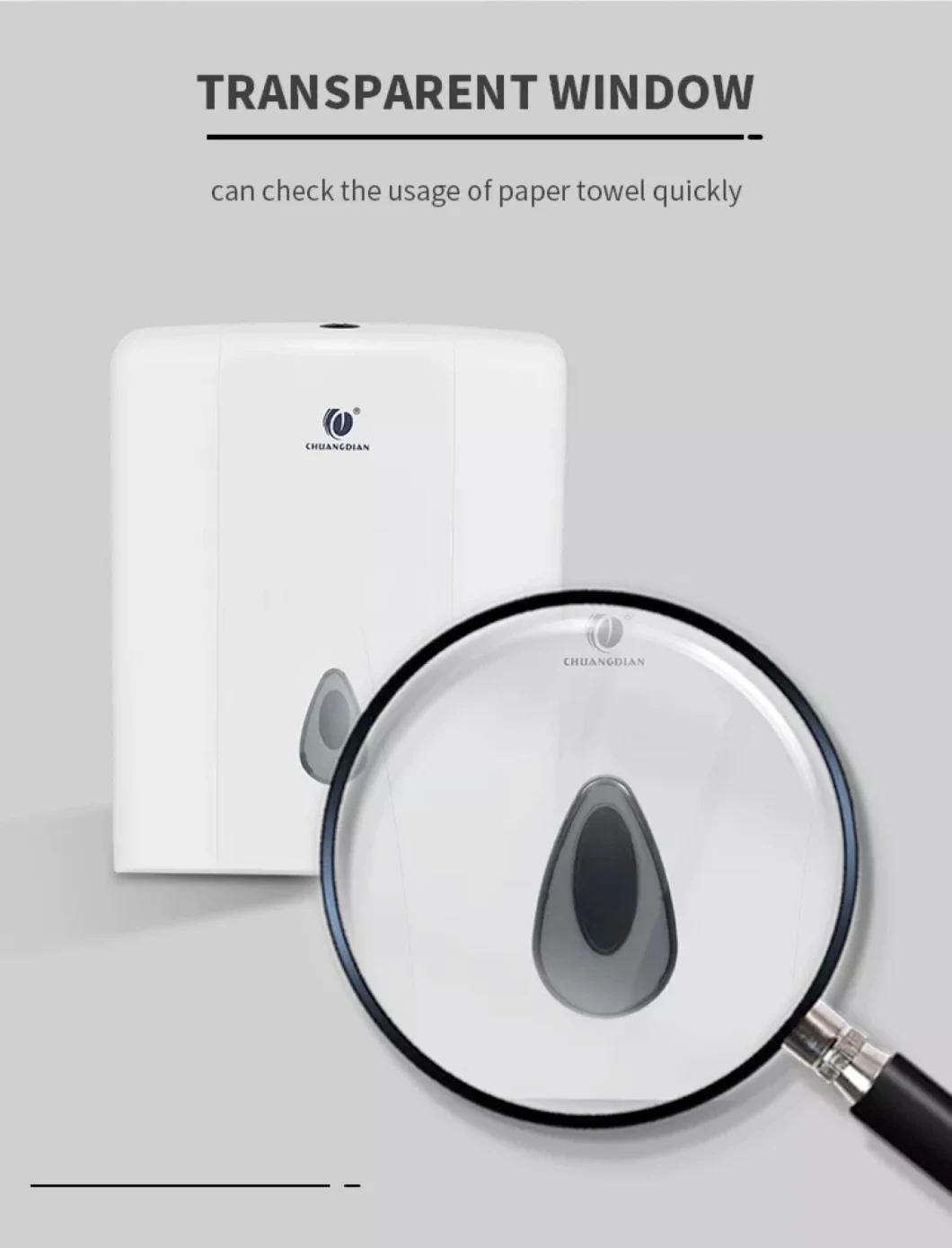 Five-Folded Compact Towel Paper Dispenser Wall Mounted Hand Towel Paper Dispenser