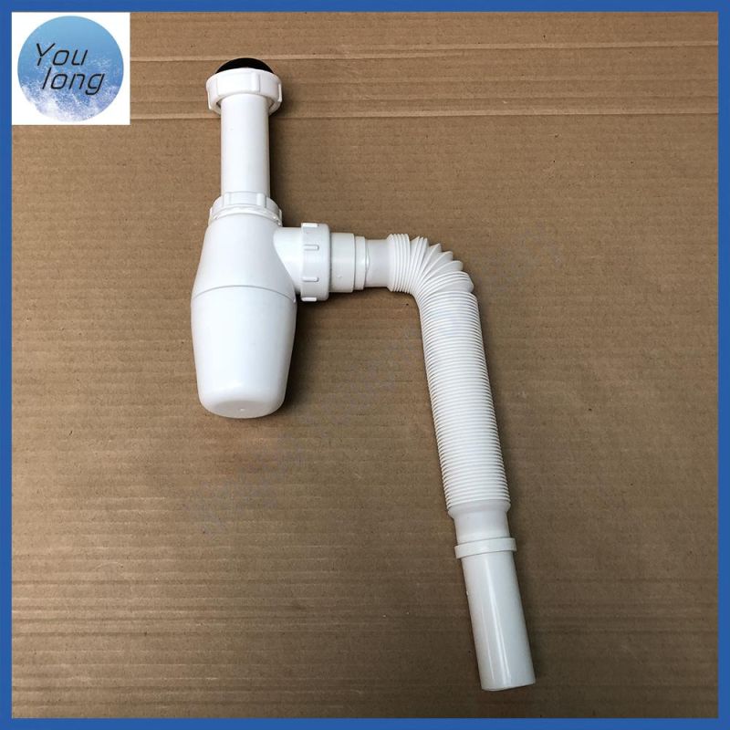 Y- Shape Pipe PVC Flexible Drain Pipe Kitchen Double Sink Drainage Hose