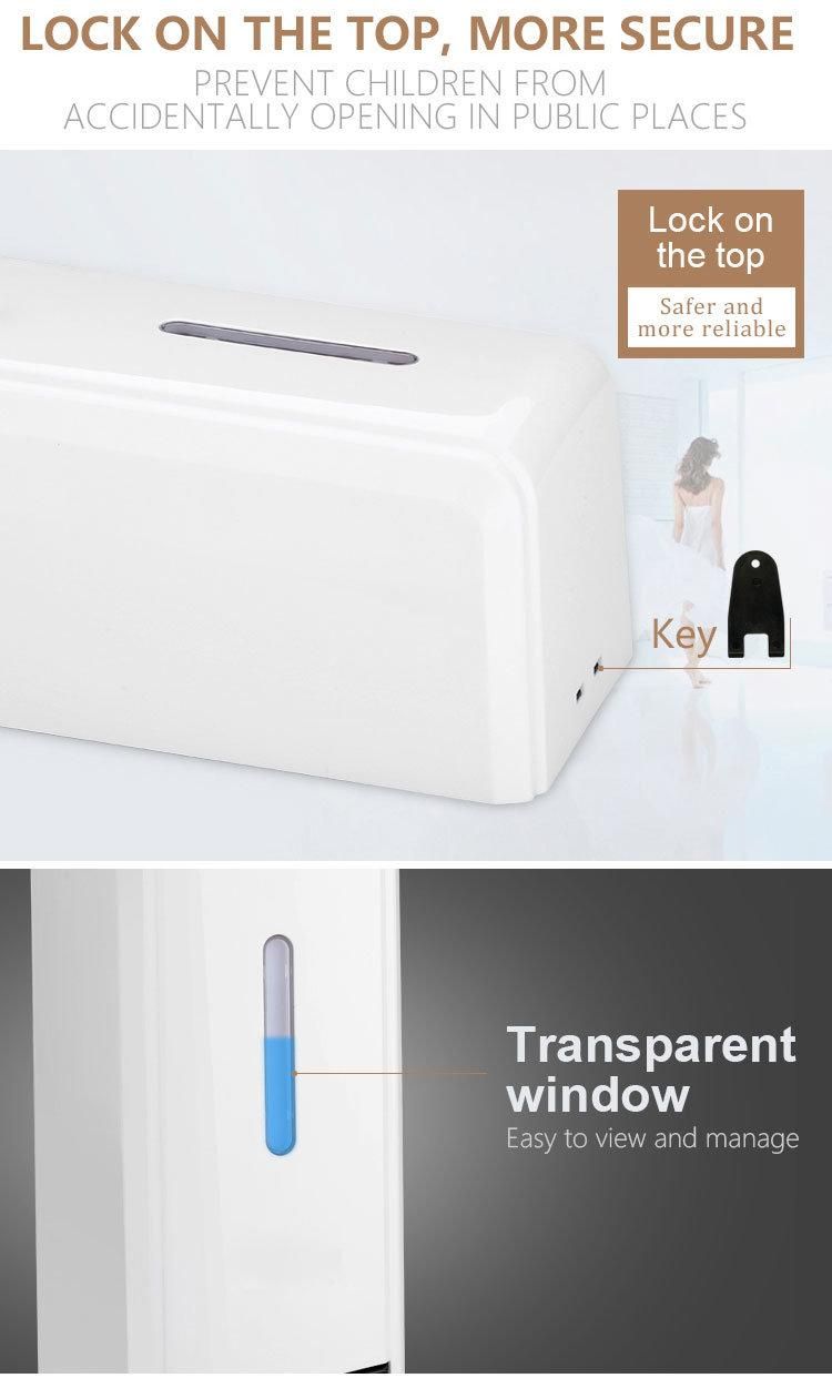 1000ml Hand Liquid Soap Dispenser Wall Hanging Hotel Sanitizer Gel Shampoo Dispenser