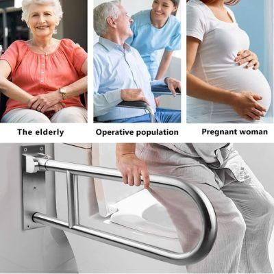 Toilet Grab Bar Wall Mount Handicap Grab Rails Stainless Steel Shower Safety Bar