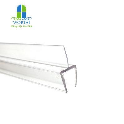 One Piece Bottom Rail with Clear Wipe for 3/8&quot; Glass Seal