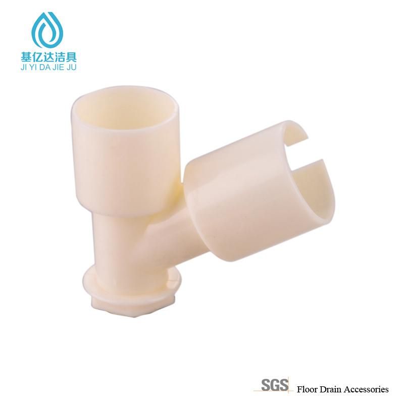 Plastic Tee Pipe Square Shape Brass Durable Floor Drain