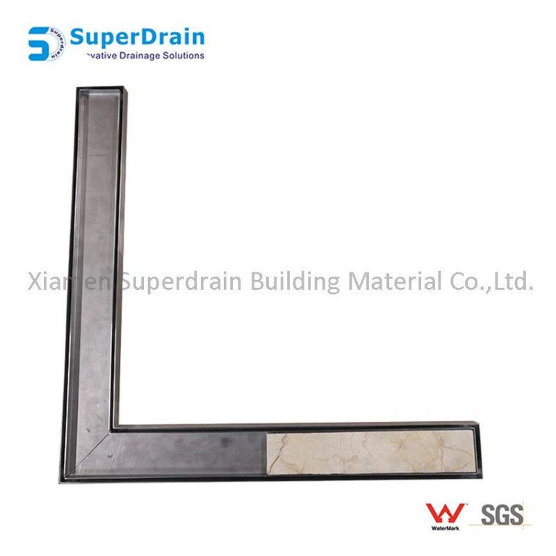 Marine SUS Channel Long Drain for Swimming Pool Accessories with Cover