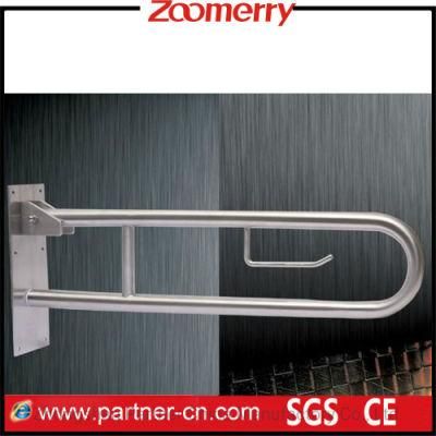 Stainless Steel 304 U-Shape Grab Bar for Disabled