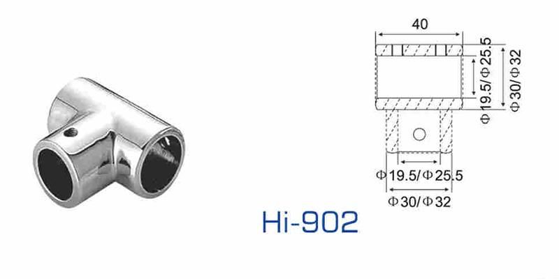 Hi-902 High Quality Bathroom Accessories Shower Stabilizer Glass Door Bar Connectors