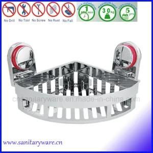 Heavy Duty Air Vacuum Suction Shower Caddy Corner Rack