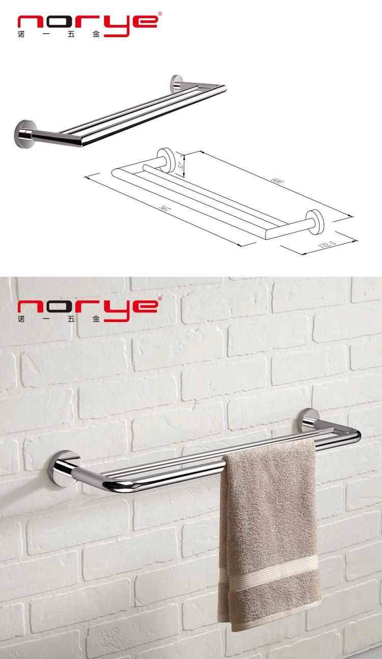 Towel Bar Rack Rail Wall Mounted Stainless Steel for Family Bathroom Accessories