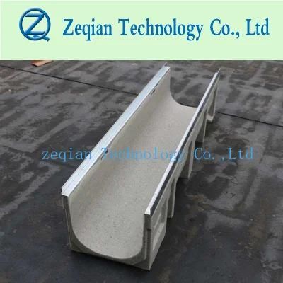 Polymer Concrete Drain Channel with Iron Edge&Stainless Steel Grating