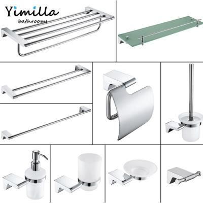 Chrome Plated Brass Material Bathroom Sanitaryware Accessories
