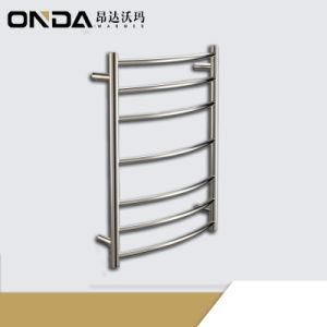 7 Arc Bar Round Tube Stainless Steel Electric Heated Towel Rack