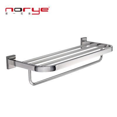 Bathroom Accessories Wall Mounted Towel Rack for Hotel Double Layer