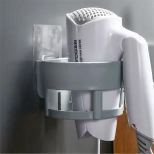 Durable Bathroom ABS Wall Mounted Holder Hair Dryer Storage Shelf