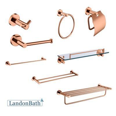Landonbath Bathroom accessory Rose Gold Towel Bar