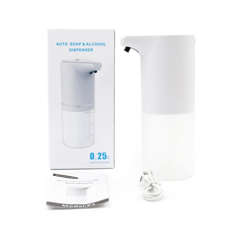 Smart Small Rechargeable Touchless Automatic Alcohol Sensor Foam Soap Dispenser