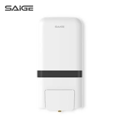 Saige New Arrival 2000ml Wall Mounted High Quality Plastic Manual Hand Sanitizer Dispenser