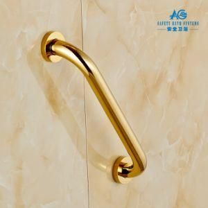 Stainless Steel Safety Straight Grab Bar with PVD God Plated