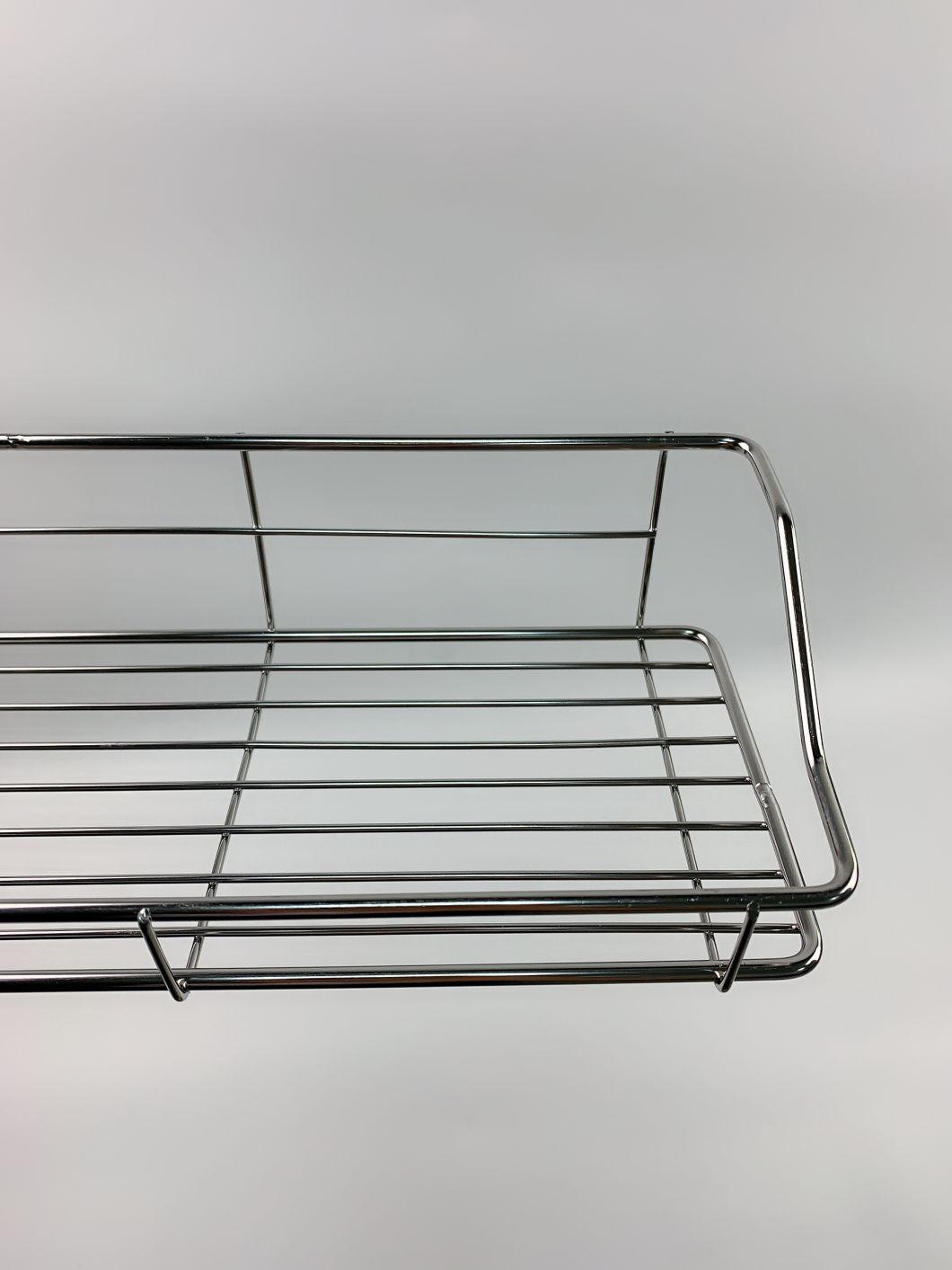 2 PCS Stainless Steel Adhesive Shower Caddy