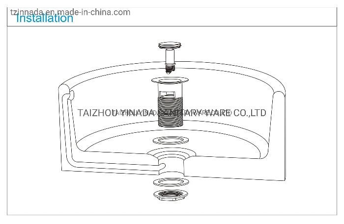 China Chrome Plated Basin Waste Bathroom Fittings Basin Lavatory Drain