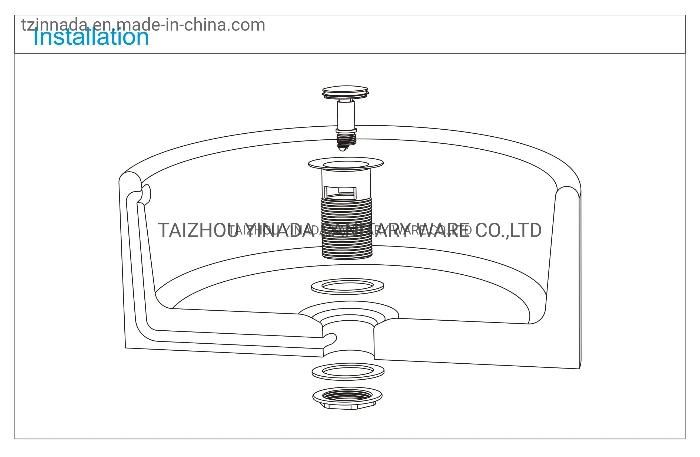China Chrome Plated Basin Waste Bathroom Fittings Basin Lavatory Drain