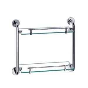 Hot Sale Sanitary Ware Double Glass Shelf (SMXB-60411-D)