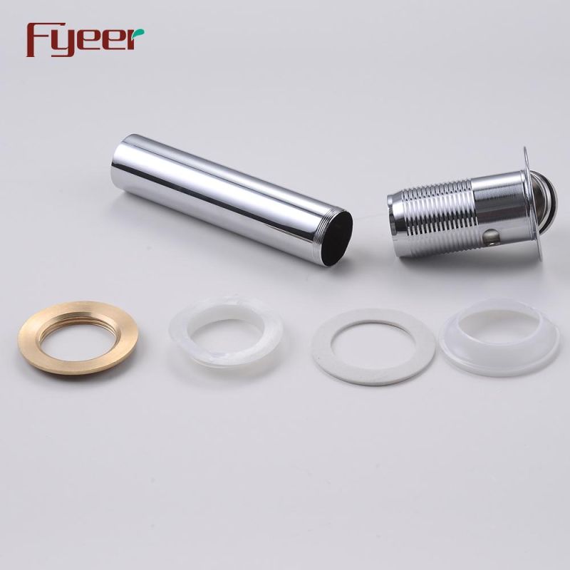 Fyeer Bathroom Basin Drainer Flip Tipping Waste Water Drain with Overflow