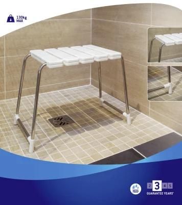 Ss Anti-Slip Bath Stool Shower Chair for Old Disabled People