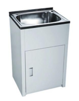 Bathroom White Single Sink Laundry Tub (600)