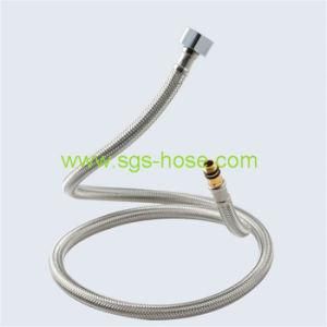 Stainless Steel Flexible Tap Connector Cold Pipe 100cm Braided