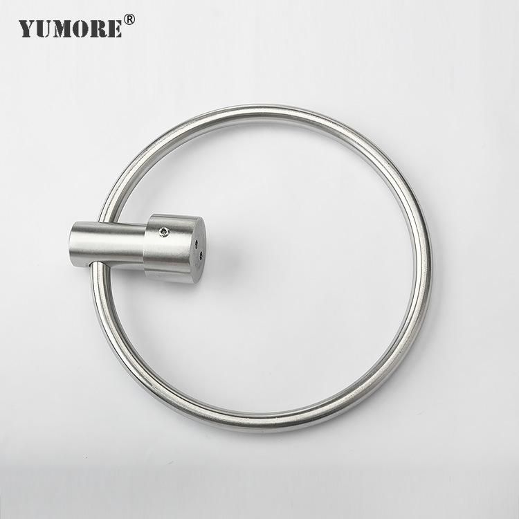 Wall Mounted Stainless Steel Towel Rack Hotel Bathroom Towel Ring