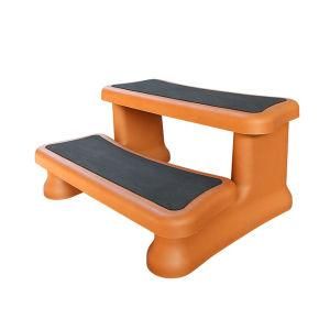 Plastic Durable Swim SPA Steps Non-Slip Removable SPA Furniture Outdoor Swim Plastic SPA Steps