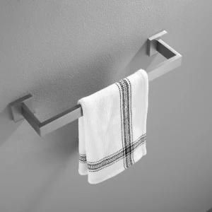 Bathroom Metal Single Towel Bar Hotel Towel Rode Towel Lever Black Towel Bar